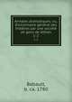 Annales dramatiques; ou, Dictionnaire general des theatres par une societe de gens de lettres, Babault, b. ca. 1780 