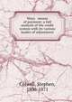 Ways & means of payment; a full analysis of the credit system with its various modes of adjustment, Colwell, Stephen, 1800-1871 