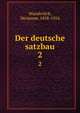 Der deutsche satzbau. 2, Wunderlich, Hermann, 1858-1916 
