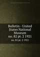 Bulletin - United States National Museum. no. 82 pt. 2 1921, United States National Museum,Smithsonian Institution,United States. Dept. of the Interior 