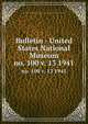 Bulletin - United States National Museum. no. 100 v. 13 1941, United States National Museum,Smithsonian Institution,United States. Dept. of the Interior 