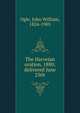 The Harveian oration, 1880; delivered June 25th, Ogle, John William, 1824-1905 