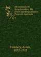 Alt-osmanische Sprachstudien. Mit einem azerbaizanischen Texte als Appendix, Va?mbe?ry, A?rmin, 1832-1913 