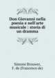 Don Giovanni nella poesia e nell'arte musicale : storia di un dramma, Simone Brouwer, F. de (Francesco de) 