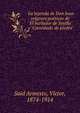 La leyenda de Don Juan : or?genes po?ticos de "El burlador de Sevilla" y "Convidado de piedra", Said Armesto, V?ctor, 1874-1914 
