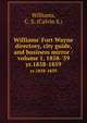Williams` Fort Wayne directory, city guide, and business mirror : volume 1, 1858-`59. yr.1858-1859, Williams, C. S. (Calvin S.) 
