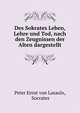 Des Sokrates Leben, Lehre und Tod, nach den Zeugnissen der Alten dargestellt, Peter Ernst von Lasaulx, Socrates 