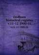 Dedham historical register. v.11-12 1900-01, Dedham Historical Society (Mass.),Tuttle, Julius Herbert, 1857- ed 