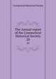The Annual report of the Connecticut Historical Society. 20, Connecticut Historical Society 