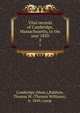 Vital records of Cambridge, Massachusetts, to the year 1850. 2, Cambridge (Mass.),Baldwin, Thomas W. (Thomas Williams), b. 1849, comp 