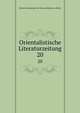 Orientalistische Literaturzeitung. 20, Deutsche Akademie der Wissenschaften zu Berlin 