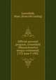 Official souvenir program, Greenfield (Massachusetts) sesqui-centennial, 1753 June 9 1903, Greenfield, Mass. [from old catalog] 