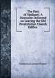 The Past of Ypsilanti: A Discourse Delivered on Leaving the Old Presbyterian Church Edifice ., Gustavus Lemuel Foster 