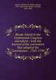 Rhode Island in the Continental Congress microform : with the Journal of the convention that adopted the Constitution : 1765-1790, Staples, William R. (William Read), 1798-1868,Guild, Reuben Aldridge, 1822-1899 