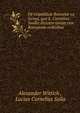 De reipublic? Roman? ea forma, qua L. Cornelius Sualla dictator totam rem Romanam ordinibus ., Alexander Wittich , Lucius Cornelius Sulla 