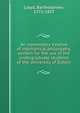 An elementary treatise of mechanical philosophy, wirtten for the use of the undergraduate students of the University of Dublin, Lloyd, Bartholomew, 1772-1837 