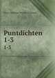 Puntdichten. 1-3, Pieter Gerardus Witsen Geysbeek 