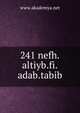 241 nefh.altiyb.fi.adab.tabib, www.akademya.net 