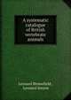 A systematic catalogue of British vertebrate animals, Leonard Blomefield , Leonard Jenyns 