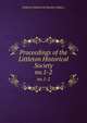 Proceedings of the Littleton Historical Society. no.1-2, Littleton Historical Society (Mass.) 