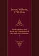 Denkschriften und Briefe zur Charakteristik der Welt und Litteratur. 1, Dorow, Wilhelm, 1790-1846 