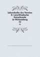 Jahreshefte des Vereins fr vaterlndische Naturkunde in Wrttemberg. 52, Verein f©r vaterl©?ndische Naturkunde in W©rttemberg,Staatliches Museum f©r Naturkunde in Stuttgart. Jahrbuch 