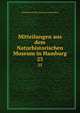 Mitteilungen aus dem Naturhistorischen Museum in Hamburg. 25, Naturhistorisches Museum in Hamburg 