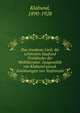 Das trunkene Lied; die schonsten Saufund Trinklieder der Weltliteratur. Ausgewahlt von Klabund pseud. Zeichnungen von Szafranski, Klabund, 1890-1928 