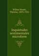 Inquietudes sentimentales microform, Wilms Montt, Th?r?se, 1893-1921 