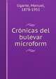 Cr?nicas del bulevar microform, Ugarte, Manuel, 1878-1951 