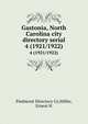 Gastonia, North Carolina city directory serial. 4 (1921/1922), Piedmont Directory Co,Miller, Ernest H 