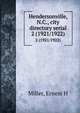 Hendersonville, N.C., city directory serial. 2 (1921/1922), Ernest H. Miller 