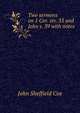 Two sermons on 1 Cor. xiv. 33 and John v. 39 with notes, John Sheffield Cox 