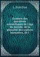 Examen des questions scientifiques de l'?ge du monde, de la pluralit? des esp?ces humaines, de l ., L. Forichon 