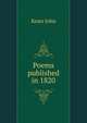 Poems published in 1820, Keats John 