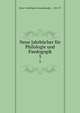 Neue Jahrbcher fr Philologie und Paedogogik. 5, Neue # philologie und paedagogik ... 1831-97 