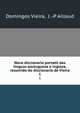 Novo diccionario portatil das linguas portugueza e ingleza, resumido do diccionario de Vieira. 1, Domingos Vieira, J .-P Aillaud 