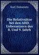 Die Relativsatze bei den AHD. Uebersetzern des 8. Und 9. Jahrh, Karl Tomanetz 
