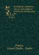 Le Code de commerce mis en concordance, article por article, avec les ., France, L?onel Oudin , Oudin 