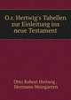 O.r. Hertwig's Tabellen zur Einleitung ins neue Testament., Otto Robert Hertwig , Hermann Weingarten 