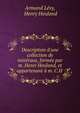 Description d'une collection de min?raux, form?e par m. Henri Heuland, et appartenant ? m. C.H ., Armand L?vy, Henry Heuland 
