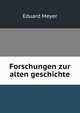 Forschungen zur alten geschichte, Eduard Meyer 