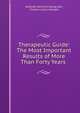 Therapeutic Guide: The Most Important Results of More Than Forty Years ., Gottlieb Heinrich Georg Jahr, Charles Julius Hempel 