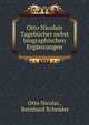 Otto Nicolais Tagebucher nebst biographischen Erganzungen, Otto Nicolai , Bernhard Schr?der 