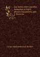Les luttes entre societes humaines et leurs phases successives, par J. Novicow, I?A?kov Aleksandrovich Novikov 