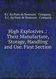 High Explosives .: Their Manufacture, Storage, Handling and Use. First Section, E.I. du Pont de Nemours &amp; Company, E.I . du Pont de Nemours &amp; Company 