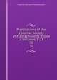 Publications of the Colonial Society of Massachusetts: Index to Volumes 1-25 .. 20, Colonial Society of Massachusetts 