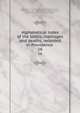 Alphabetical index of the births, marriages and deaths, recorded in Providence . 16, Providence. City registrar. [from old catalog],Snow, Edwin Miller, 1820-1888. [from old catalog],Chapin, Charles Value, 1856- [from old catalog] 