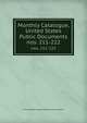 Monthly Catalogue, United States Public Documents. nos. 211-222, United States Superintendent of Documents 