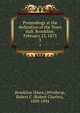 Proceedings at the dedication of the Town Hall, Brookline, February 22, 1873. 2, Brookline (Mass.),Winthrop, Robert C. (Robert Charles), 1809-1894 